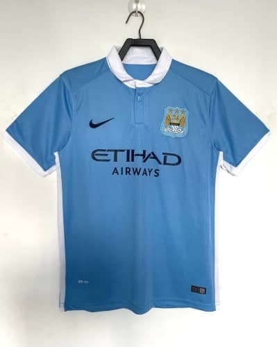Manchester City Home Retro Jersey 2015/16 - 木樂服裝