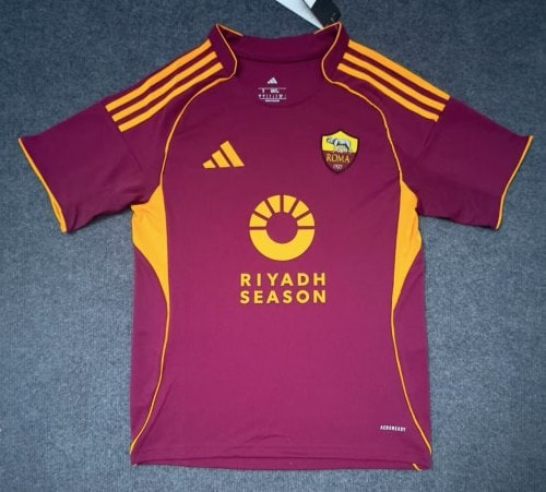 AS Roma Home Man Jersey 25/26 - 廣州天河萬豪體育用品公司
